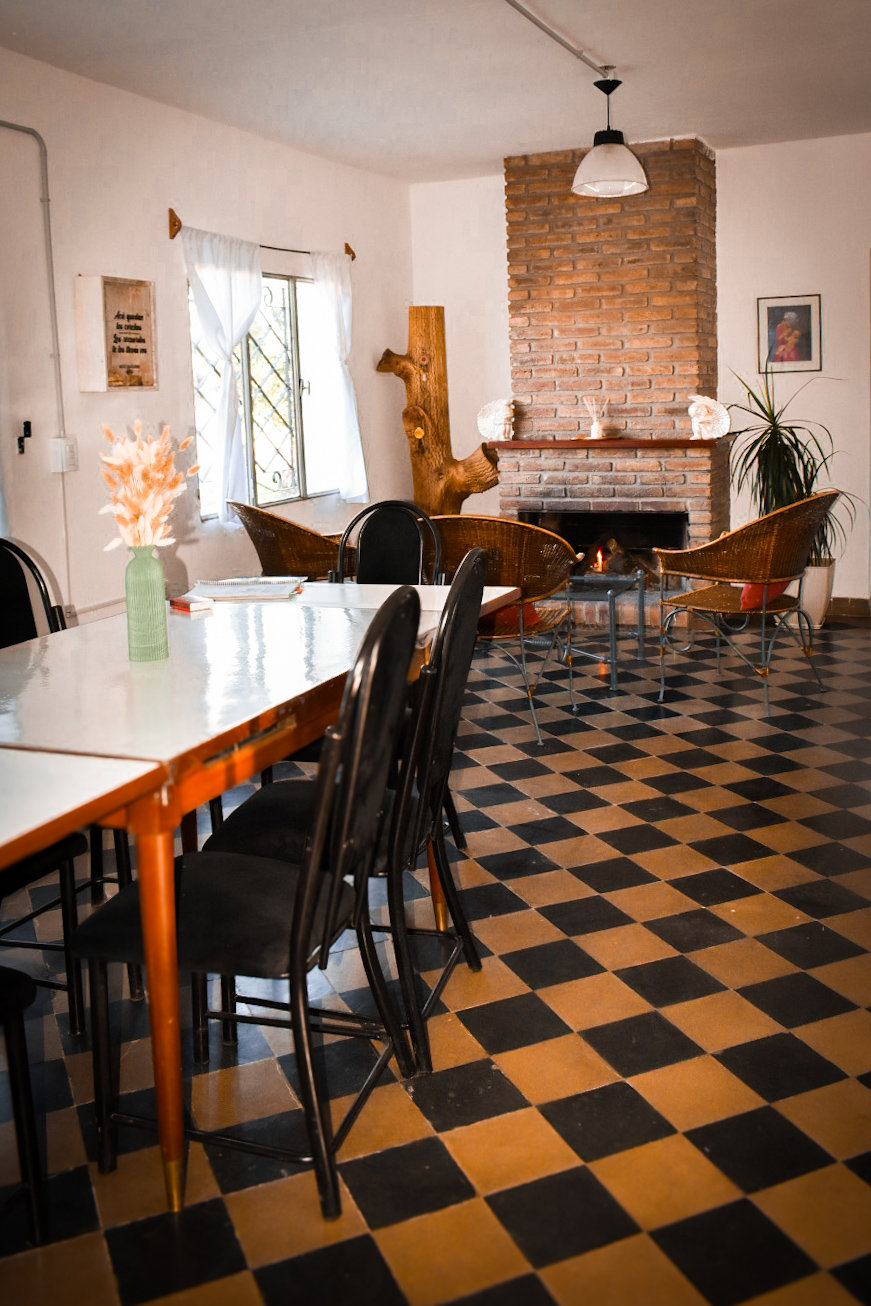 Espacio del hostel San Ceferino